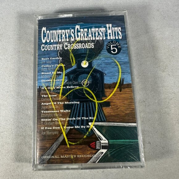 Country’s Greatest Hits Volume 5 Cassette Tape 1990 Country Crossroads Artists - Picture 1 of 2